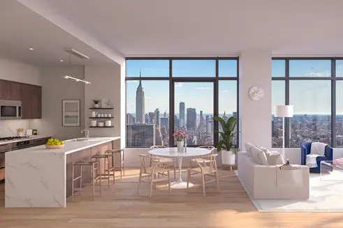 Apartment with city views