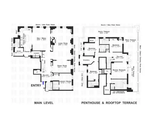 1165 Fifth Avenue #PHA floor plan