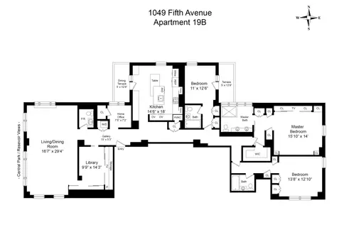 1049 fifth avenue floor plan