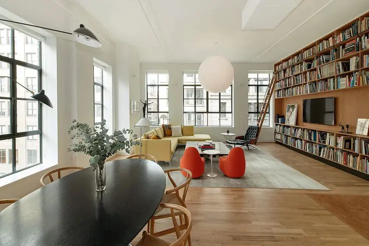 Architect Cary Tamarkin's custom-designed Greenwich Village loft, which he has just sold (54 East 11th Street, #7 - Sotheby's International Realty)