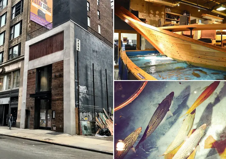 L: Zauo new York location (CityRealty), R: Photos via Zauo Instagram