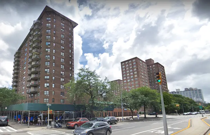 Google Street view of Bethune Towers, a Mitchell-Lama complex