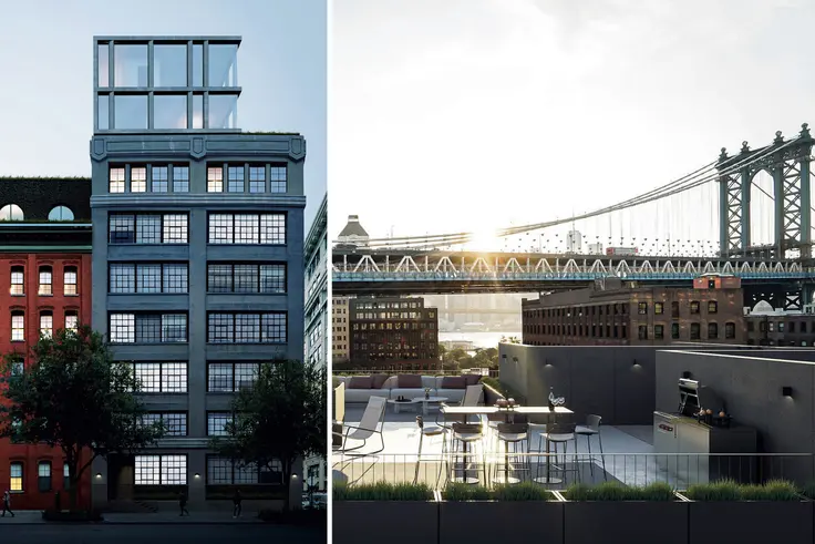 All renderings of 168 Plymouth courtesy of Alloy Development via Sotheby's International 