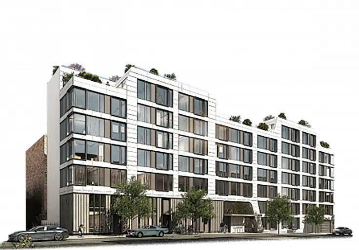 Rendering of 171 North 1st Street via Broadway Construction Group