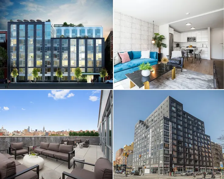 A selection of the latest buildings to remake the East Village rental market