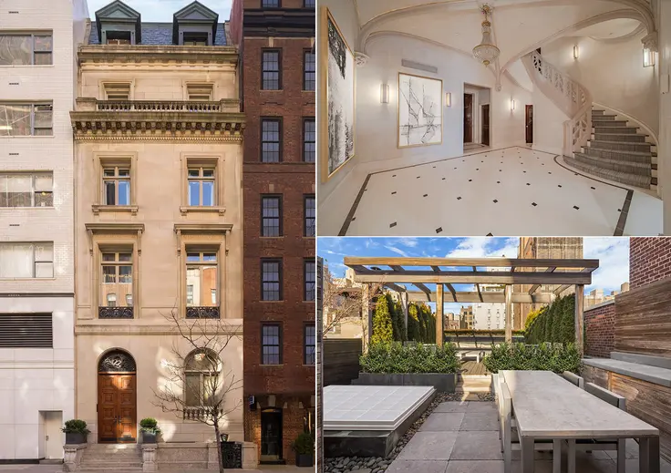 22 East 67th Street, townhouse owned by Philip and Lisa Falcone, via The Modlin Group