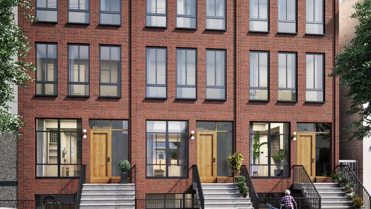 Park Court Collection features three 4-Level Townhomes