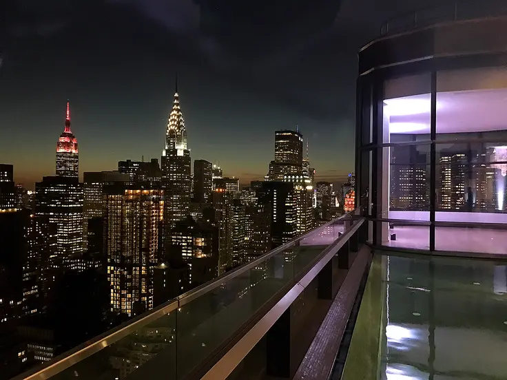 Views from the penthouse of 50 United Nations Plaza (CityRealty)