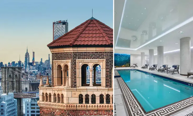 Brooklyn Heights' Leverich Towers Hotel has been transformed into a luxurious senior residence (The Watermark at Brooklyn Heights via Barry Hyman)