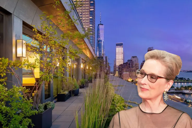 'I'm going to miss this place' we'd think Meryl would say. (River Lofts via Sotheby's)