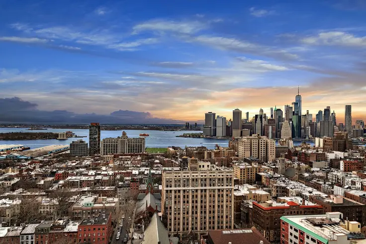View from 75 Livingston Street, Unit 23AB (via Compass https://www.cityrealty.com/nyc/brooklyn-heights/75-livingston-street/apartment-23AB/ArqQTaVtjcAD) 