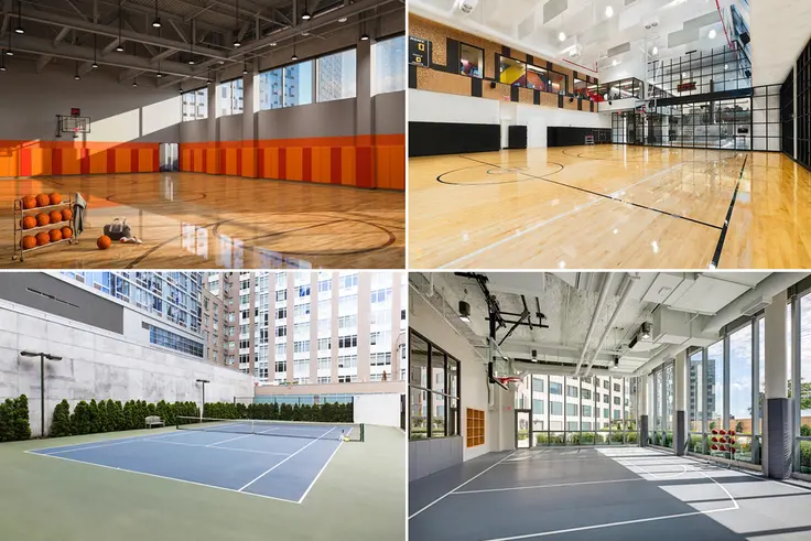 Where to find the best sports courts in NYC rental buildings
