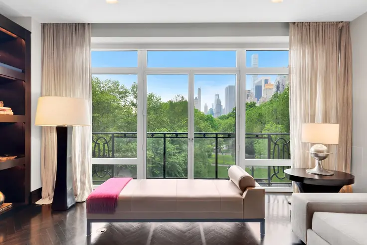 This apartment at 15 Central Park West looks directly onto the Macy's Thanksgiving Day Parade route (Compass)
