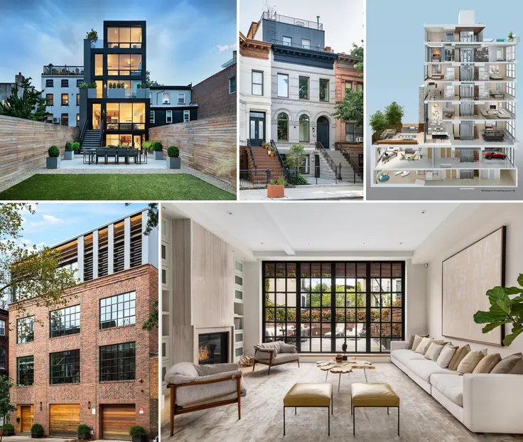 For some New Yorkers, even the largest penthouse isn't big enough. A selection of single-family homes in Manhattan and Brooklyn