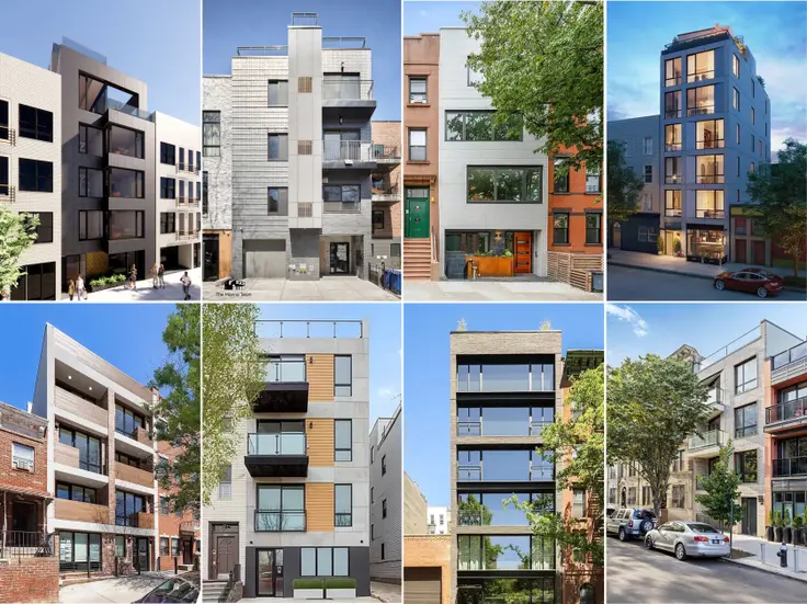 Various newly-built boutique condo developments in NYC