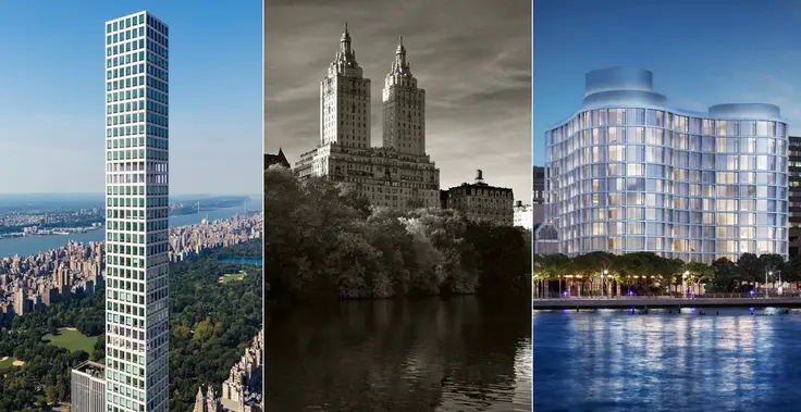 (l-r) 432 Park Avenue, the San Remo, and 160 Leroy Street are among this week's top reported sales