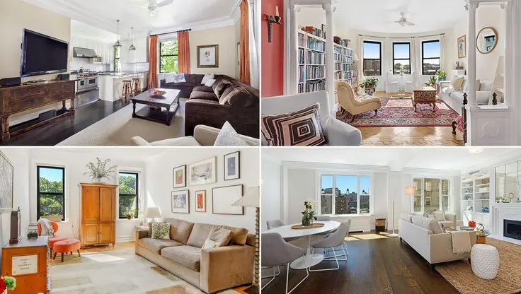 Just-listed apartments that feature the classic six-room spread