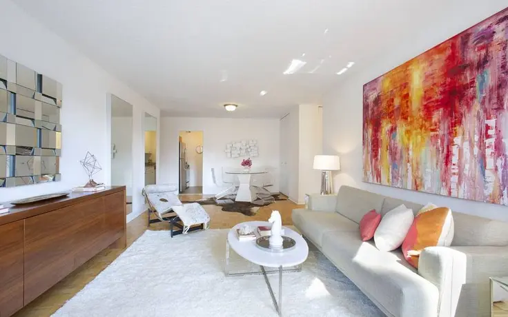 Interior of the James Marquis rentals on the Upper West Side (Image via Marquis Apartments)