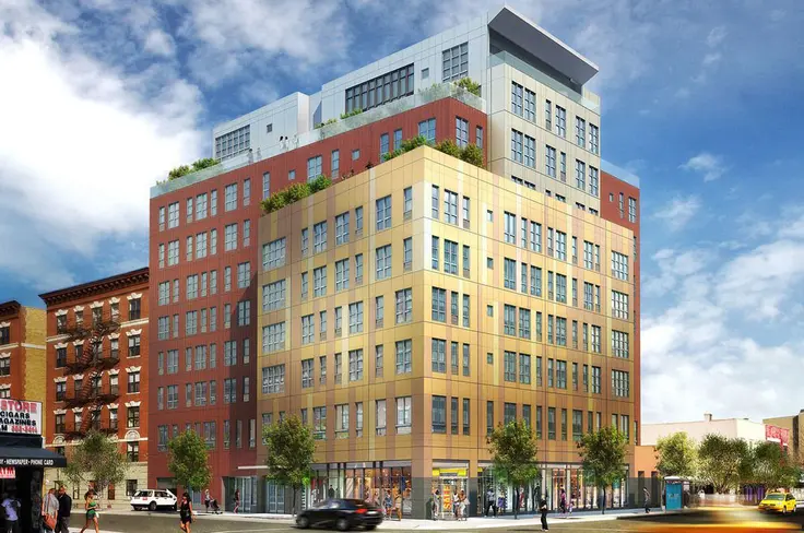 Construction wrapped up this year on 27 Albany Avenue. Rendering via Loci Architecture.