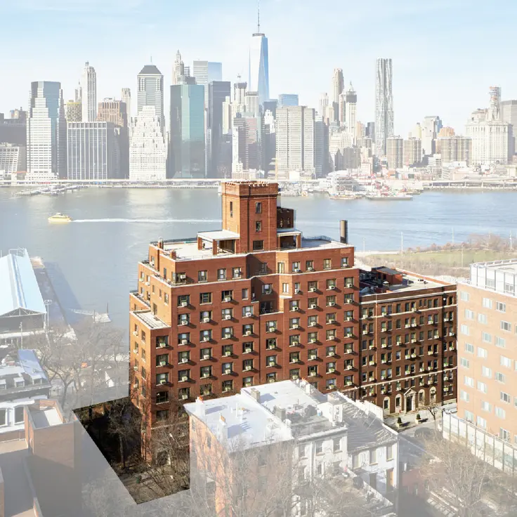 The historic building boasts stunning views of the Freedom Tower and more; HS2 Architecture for LPC