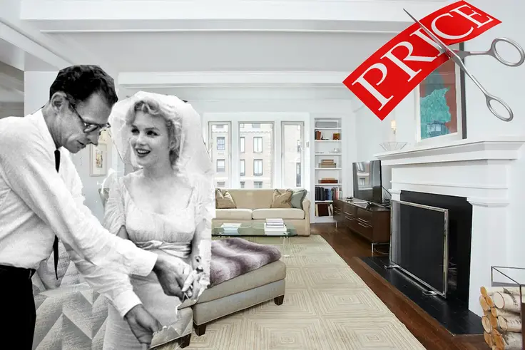 444 East 57th Street, #13E (Brown Harris Stevens); Arthur Miller and Marilyn Monroe (Macfadden Publications New York, publisher of Radio-TV Mirror - page 22, Public Domain, https://commons.wikimedia.org/w/index.php?curid=49817325)