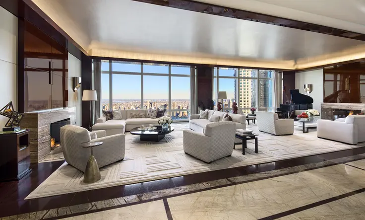The penthouse is thought to be what all New Yorkers aspire to. (Time Warner Center via Nina Poon of MW Studio/The Corcoran Group)