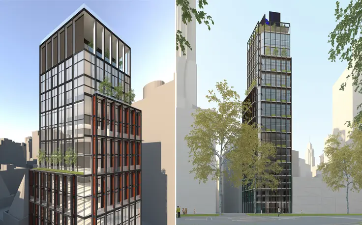 Renderings of One Beekman; courtesy of Urban Muse/ Rogers Stirk Harbour + Partners