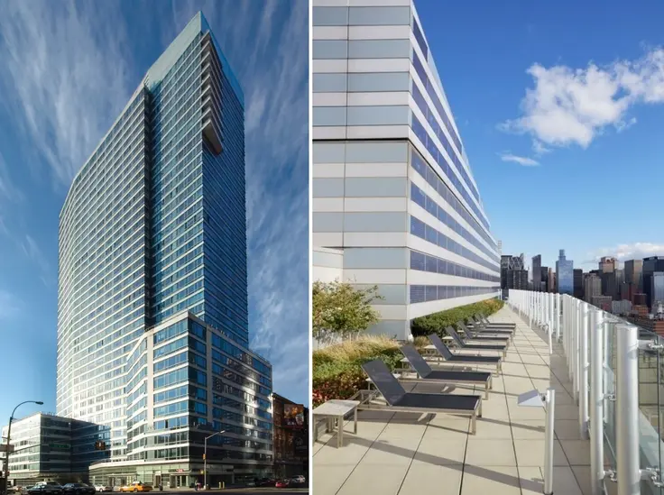 Helena 57 West at 601 West 57th Street (Images: Helena 57 West Leasing Office)