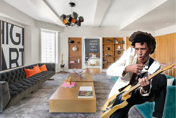 Keith Richards and 1 Fifth Avenue, penthouse