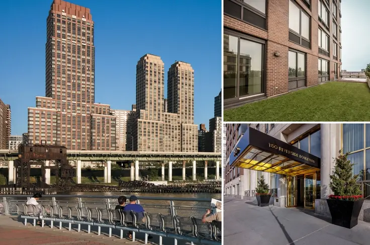 180 Riverside Boulevard on the Upper West Side (Images via Equity Residential)