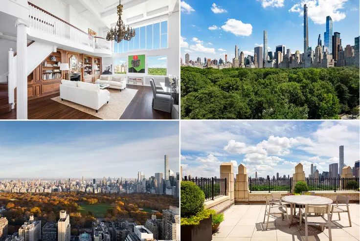 Apartments and views looking onto New York City's most cherished green space