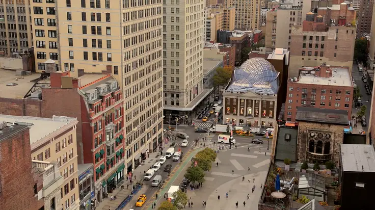 Aerial view of future 44 Union Square; Credit: Neoscape/ BKSK