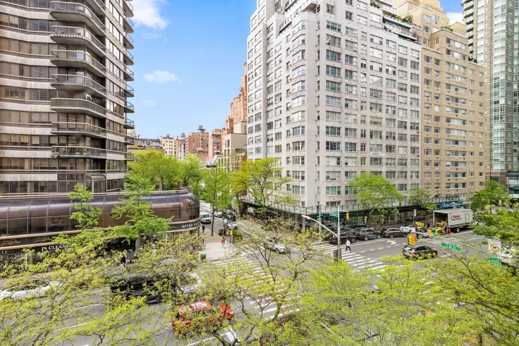 Views of present-day Third Avenue as seen from 200 East 62nd Street, #4A (Compass)