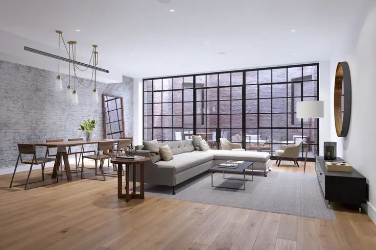 Living room rendering via Millarc