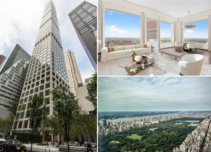 This 80th floor 3-bedroom at 432 Park Avenue was one of the biggest sales recorded last week (Images via Compass)