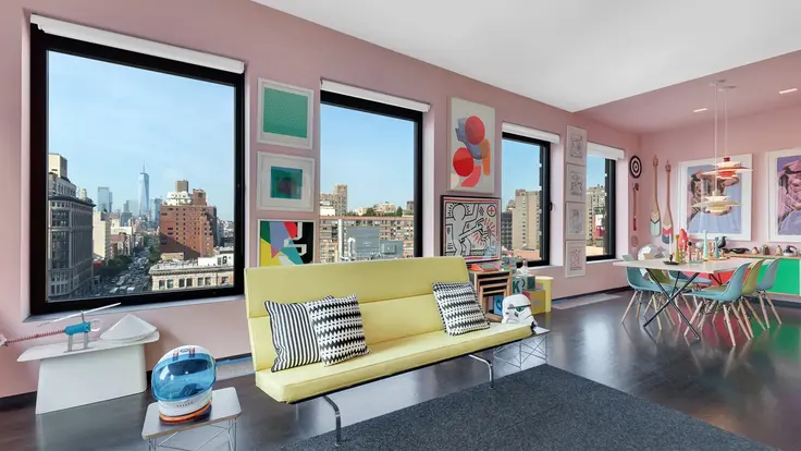 Inspiration: An eBay execs madly mod and colorful Chelsea pad. Image: Corcoran Group 