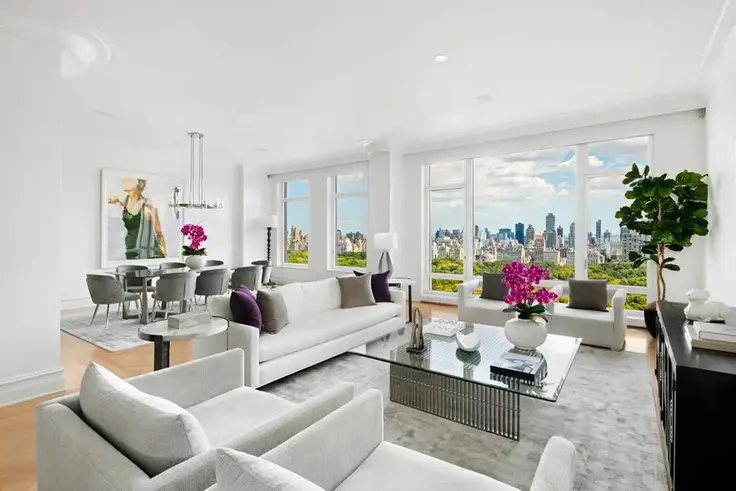 This apartment at 15 Central Park West looks directly onto the Macy's Thanksgiving Day Parade route (Sotheby's International Realty)