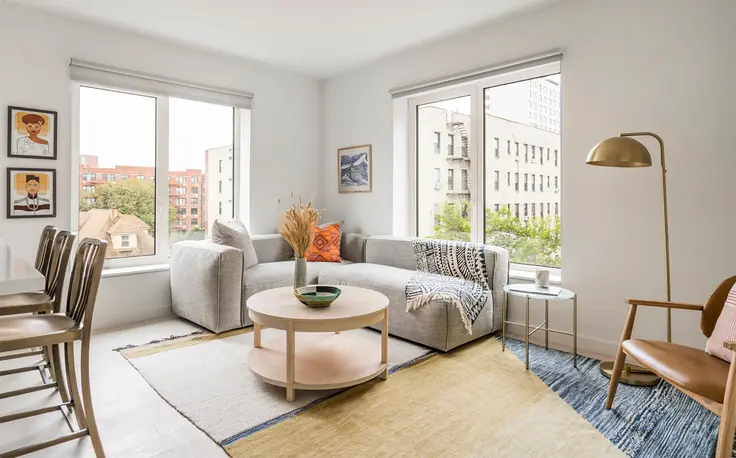 Model apartment at The Lois in Prospect-Lefferts Gardens