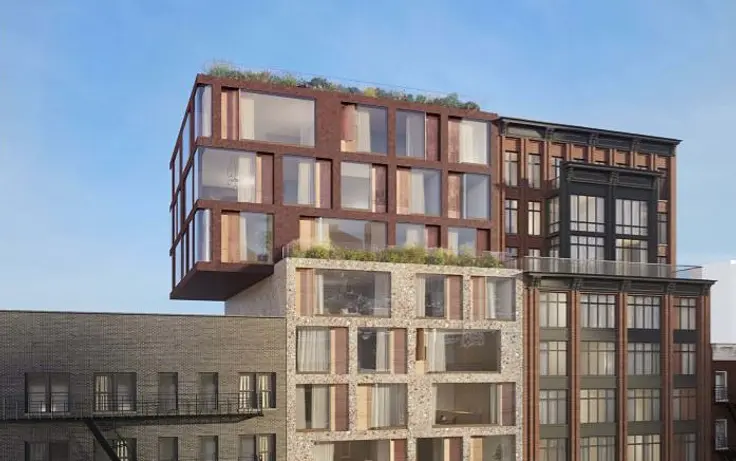 New design of 251 West 14th Street by Isay Weinfeld with HTO Architect (via Pizzarotti Group)