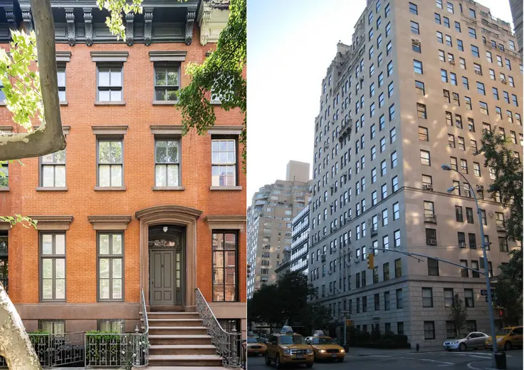 (l-r) 252 West 12th Street and 1040 Fifth Avenue, home of the past week's two $25 million contracts