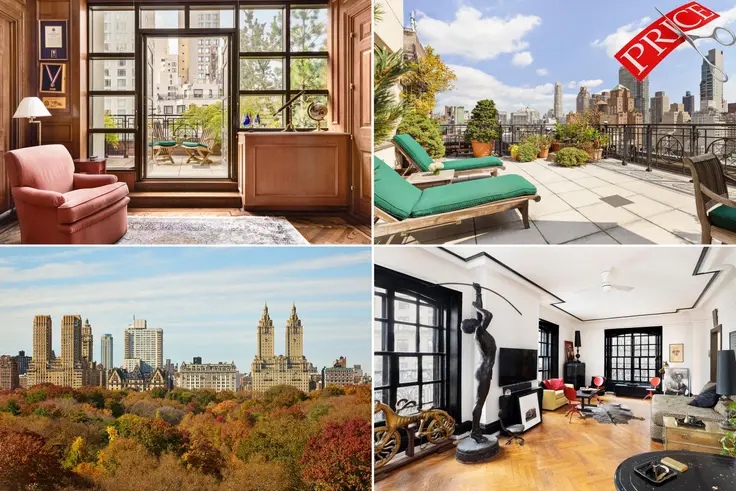A few of the 76 NYC sale listings that were reduced over the last week of 2021