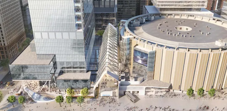 Rendering of new Penn Station (Governor Hochul's office)