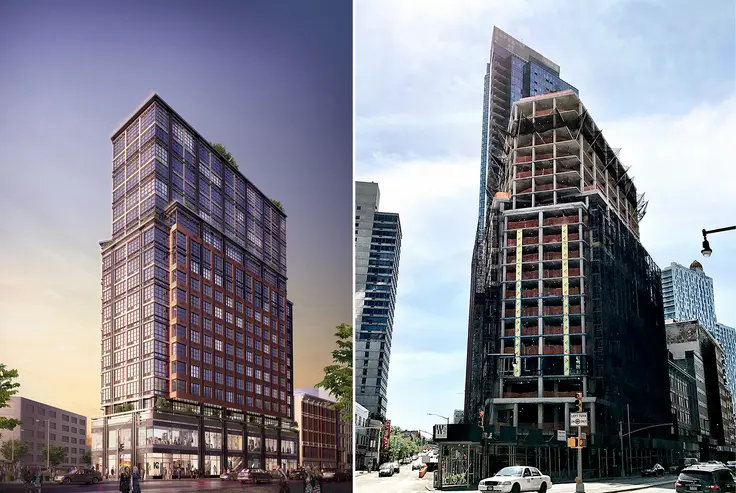 1 Flatbush Avenue; Renderings courtesy of MAQE/Hill West Architects