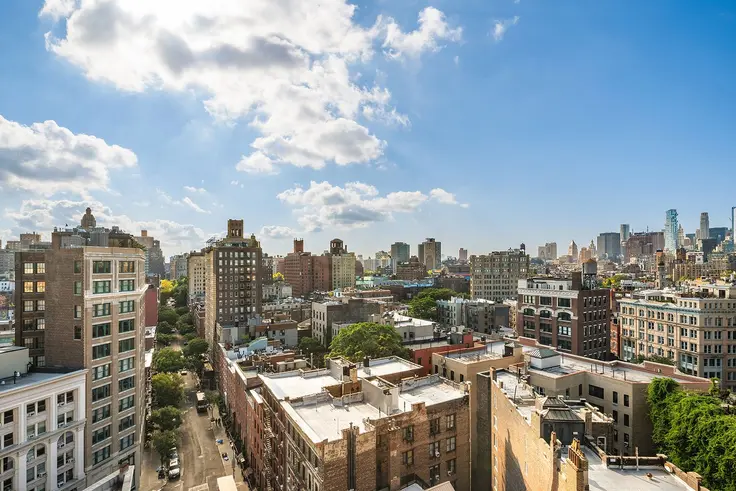 Greenwich Village is one of New York's most highly coveted and highly priced neighborhoods. (View from 45 Christopher Street, #15C - Compass)