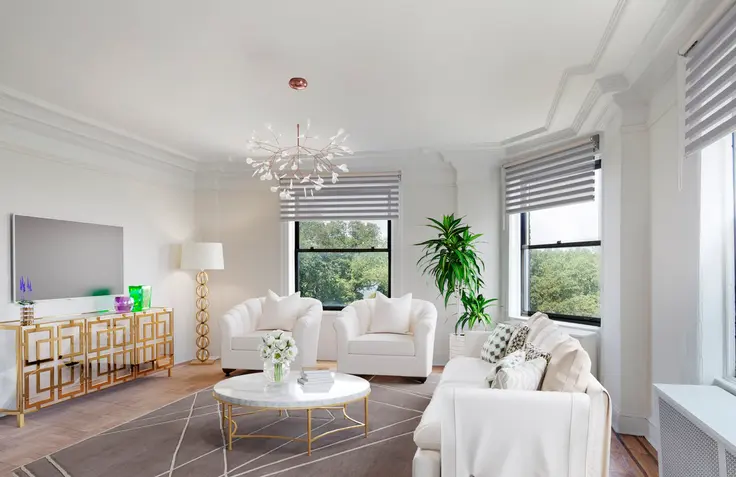 Apartment in Cliff Haven, a handsome Riverside Drive co-op, via Corcoran