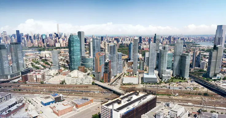 Future view of Long Island City created by Zum3D in 2015