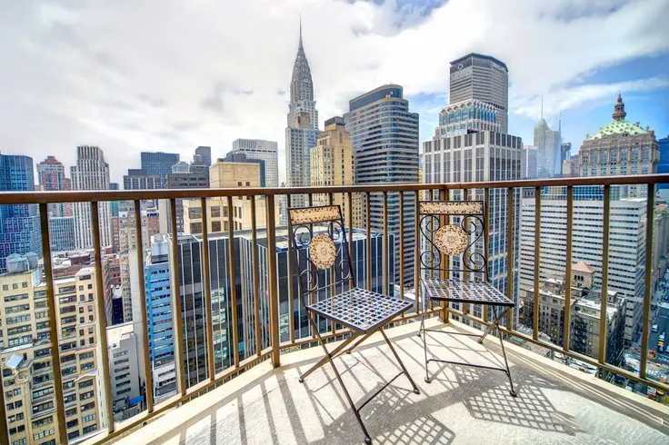 View from the penthouse of L'Ecole at 212 East 47th Street  (Halstead)