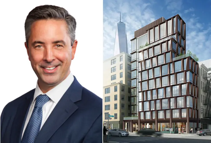 Thomas Ryan, CEO of Greystone, currently has eight NYC projects underway, including the West Village's 175 West 10th Street. 