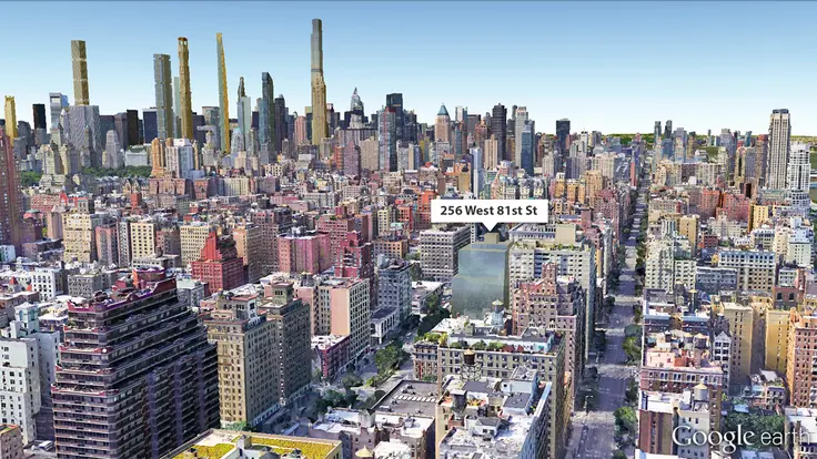 Google Earth View of Proposed Project