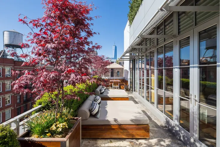 This penthouse atop the Soho Gallery Building is now asking 42% below its original listing price via Douglas Elliman